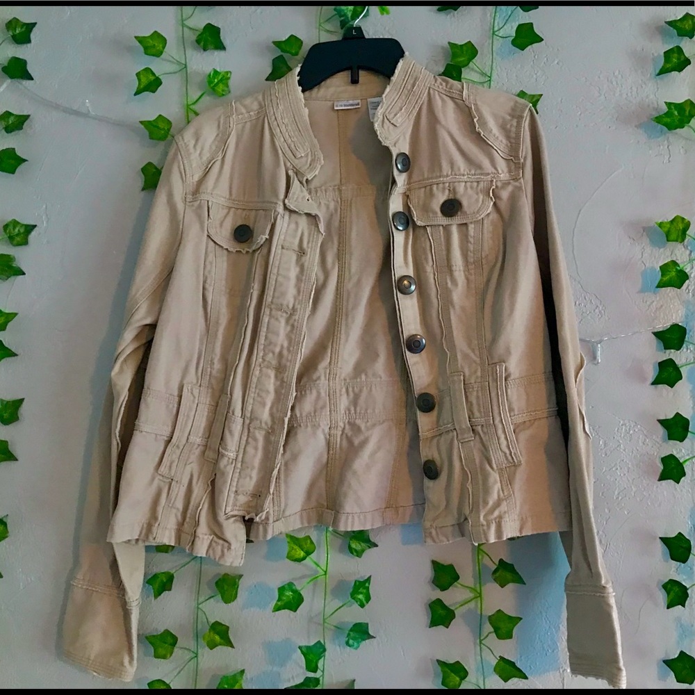 No Boundaries Khaki Jacket Size:XL in Juniors